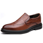 Adrian – Men's British-Style Pointed Leather Shoes