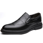 Adrian – Men's British-Style Pointed Leather Shoes