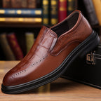 Adrian – Men's British-Style Pointed Leather Shoes