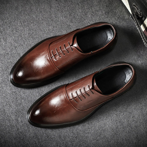 Julian – Men's Pointed Business Leather Shoes