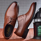 Dario - Men's Pointed-Toe Lace-Up Shoes