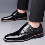 Darren - Men's Slip-On Leather Shoes